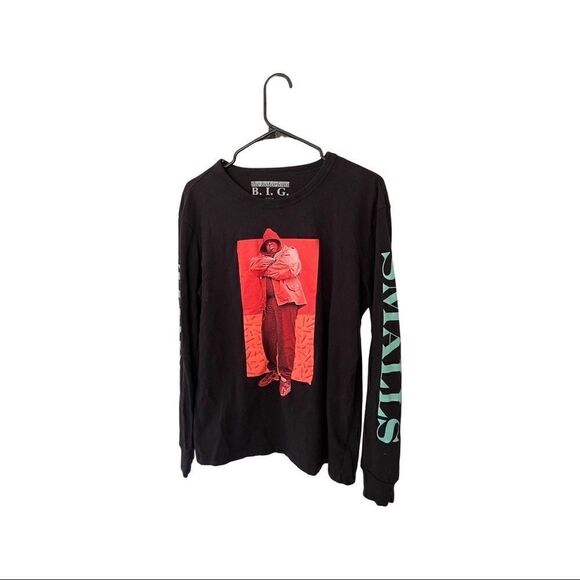 Notorious B.I.G. long sleeve black T-shirt - Picture 1 of 5